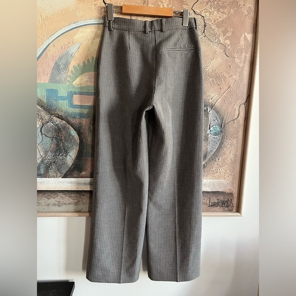 Aritzia Babaton Sadiki Pant in Camel/Navy Tt Houndstooth - Picture 10 of 14